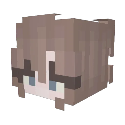 AlchemistAlice Minecraft avatar head, 3D render
