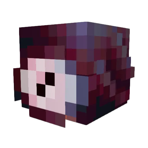 AlchemistTyrant Minecraft avatar head, 3D render