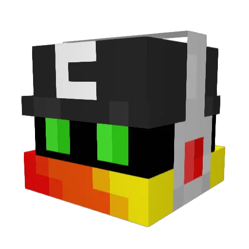 Alchemists_Pride Minecraft avatar head, 3D render