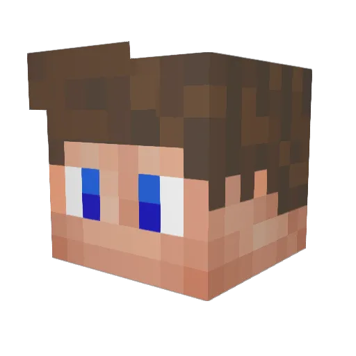 AlchiPvP Minecraft avatar head, 3D render