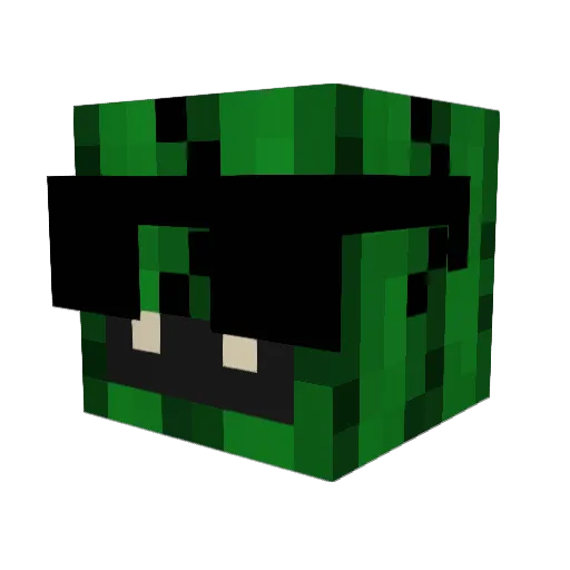 Alchirchir Minecraft avatar head, 3D render