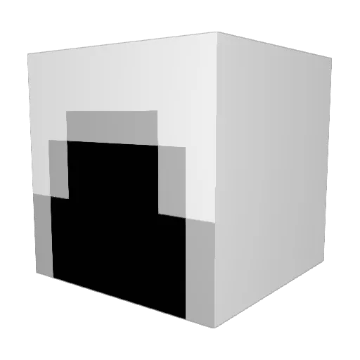 Alcoholixx Minecraft avatar head, 3D render
