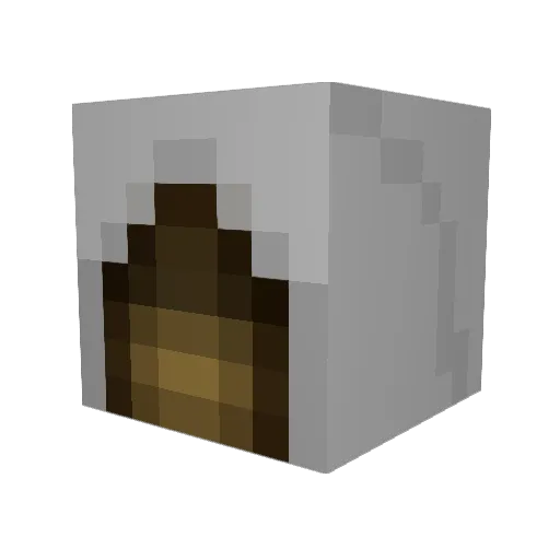 Alcovar Minecraft avatar head, 3D render