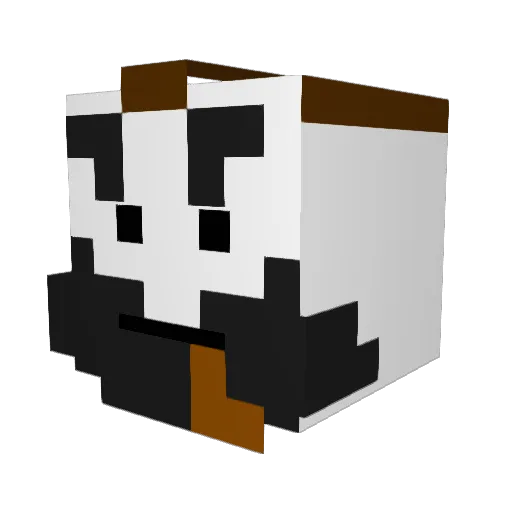 Alcyy0 Minecraft avatar head, 3D render