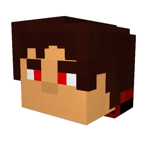 Aldair_cr Minecraft avatar head, 3D render