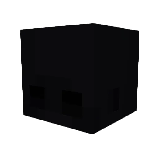 AldeBalde Minecraft avatar head, 3D render