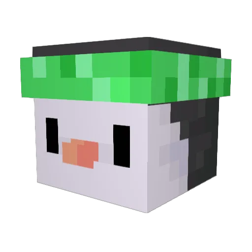 Aldebarant2000 Minecraft avatar head, 3D render