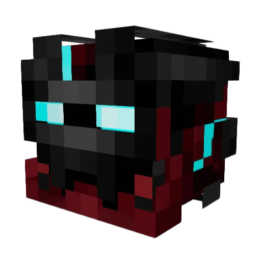 Alderandan Minecraft avatar head, 3D render