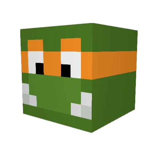 Aldernion Minecraft avatar head, 3D render