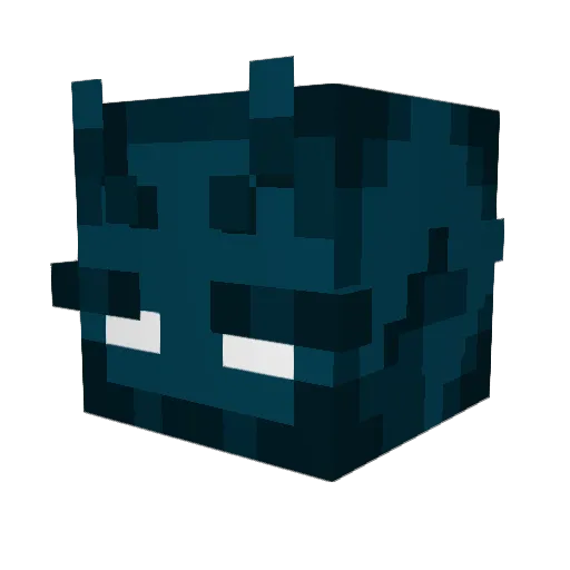 Alderno Minecraft avatar head, 3D render