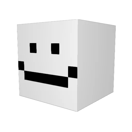 AldiK14 Minecraft avatar head, 3D render
