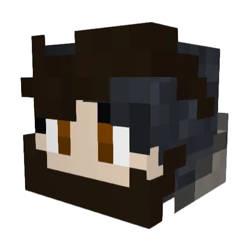Ale1014 Minecraft avatar head, 3D render