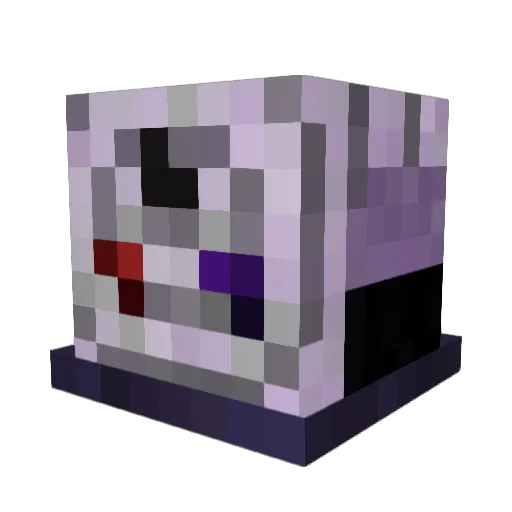 Ale13k Minecraft avatar head, 3D render