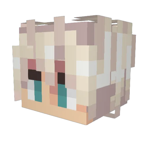 AleDark96 Minecraft avatar head, 3D render