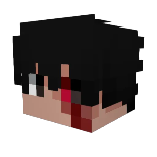 AleMang04 Minecraft avatar head, 3D render