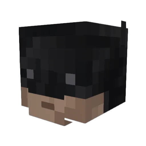 AleNC10 Minecraft avatar head, 3D render