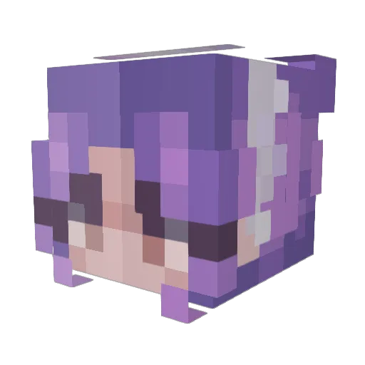 AleS28 Minecraft avatar head, 3D render