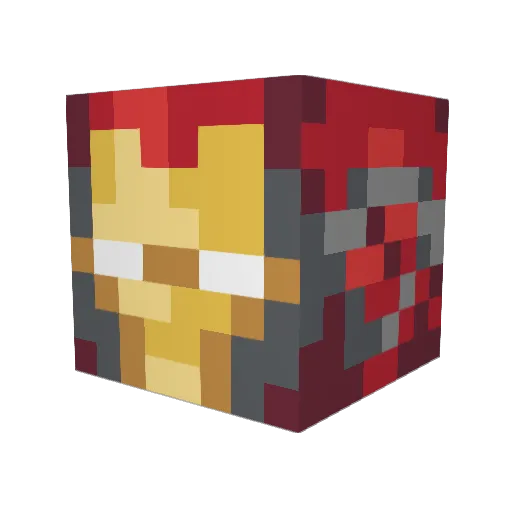 AleSito98 Minecraft avatar head, 3D render