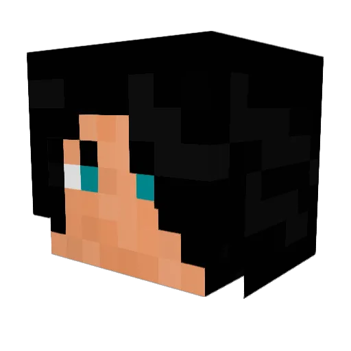 AleXnx5 Minecraft avatar head, 3D render