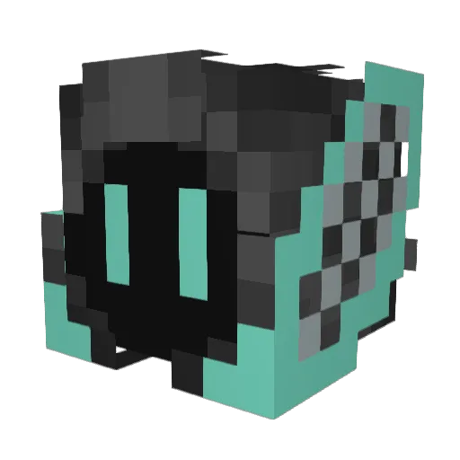 AleXxtoico Minecraft avatar head, 3D render