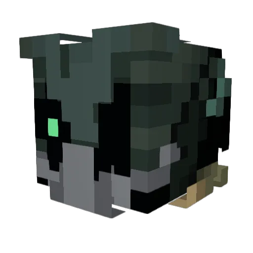 AleZz7 Minecraft avatar head, 3D render