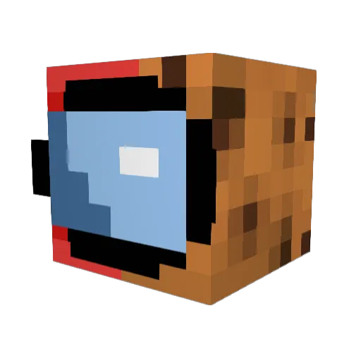 Ale_007 Minecraft avatar head, 3D render