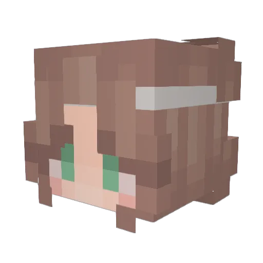 Ale_m05 Minecraft avatar head, 3D render