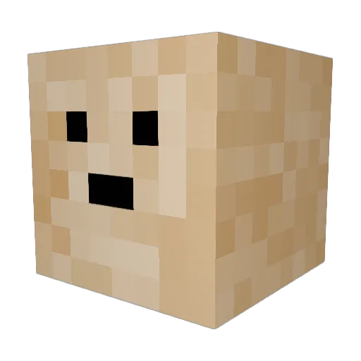 Alec4242 Minecraft avatar head, 3D render