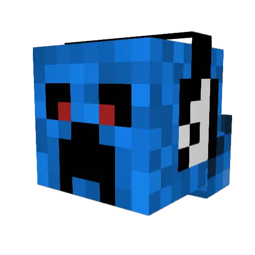 AlecB1689 Minecraft avatar head, 3D render