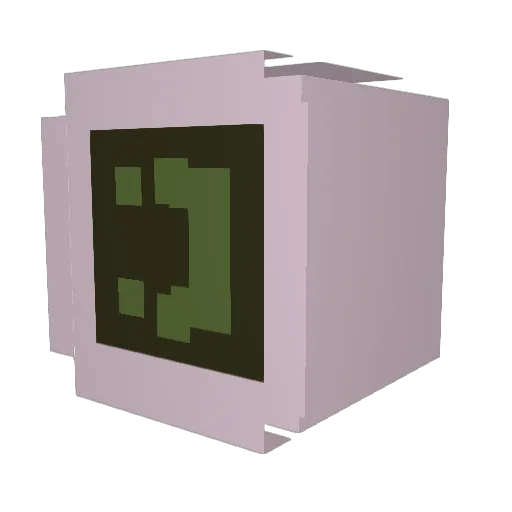 AlecBarronDrift Minecraft avatar head, 3D render