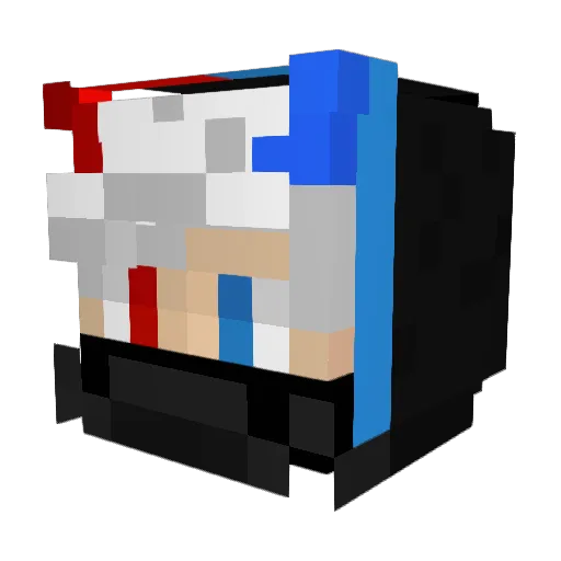 Alec_Lo_0118 Minecraft avatar head, 3D render