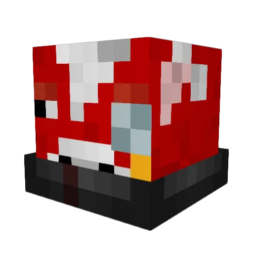 Alechanche Minecraft avatar head, 3D render