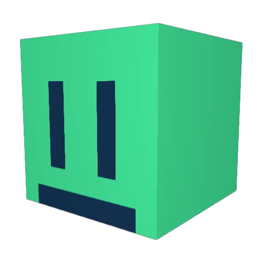 Aleciad Minecraft avatar head, 3D render