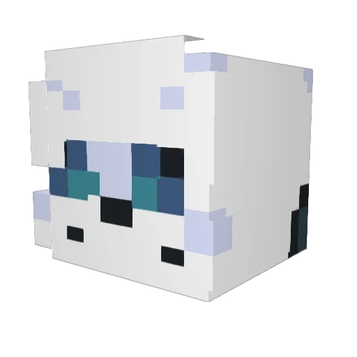 Aleco1993 Minecraft avatar head, 3D render