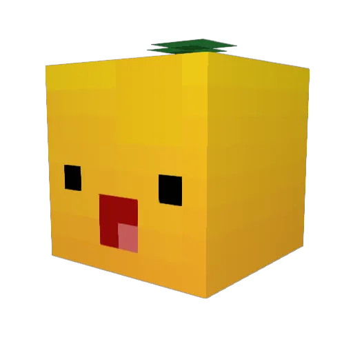 Alecrk9 Minecraft avatar head, 3D render