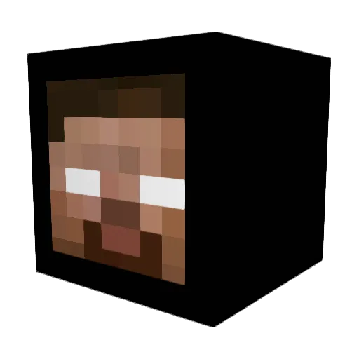 Alecxnder Minecraft avatar head, 3D render