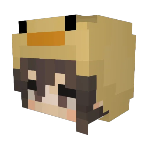 Aleczander0072 Minecraft avatar head, 3D render