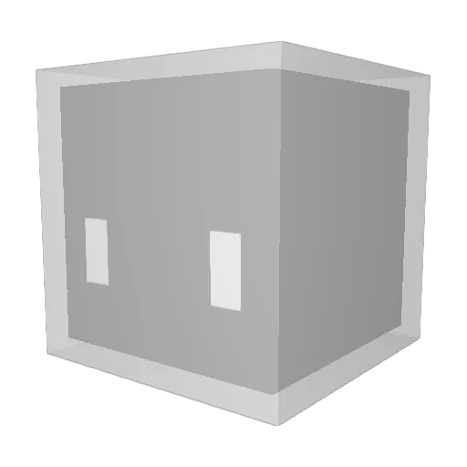 AleeX05 Minecraft avatar head, 3D render