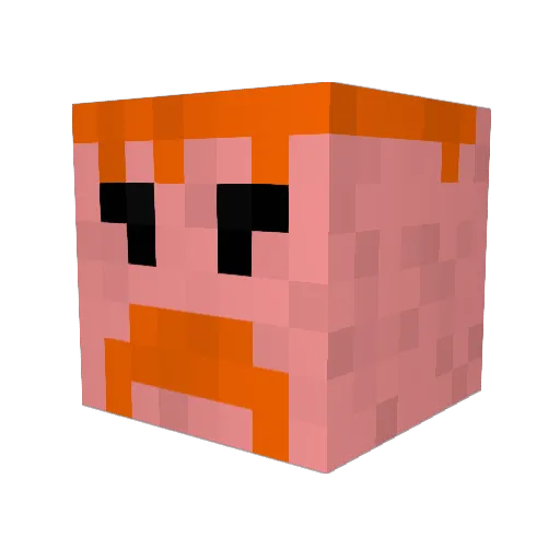 Aleee91 Minecraft avatar head, 3D render