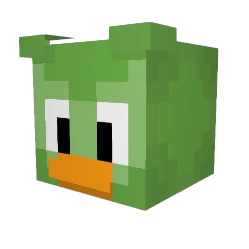 Aleeex000 Minecraft avatar head, 3D render