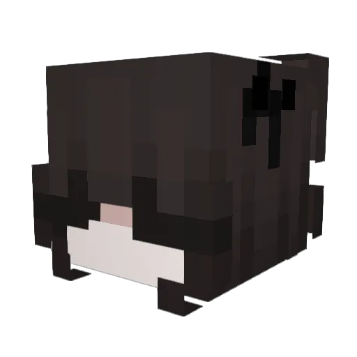 Alehez Minecraft avatar head, 3D render