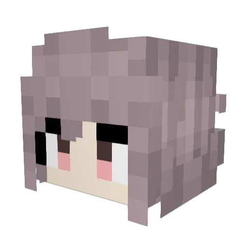 Aleister_666 Minecraft avatar head, 3D render