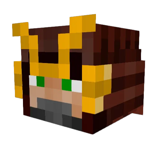 Aleister_Tesla Minecraft avatar head, 3D render