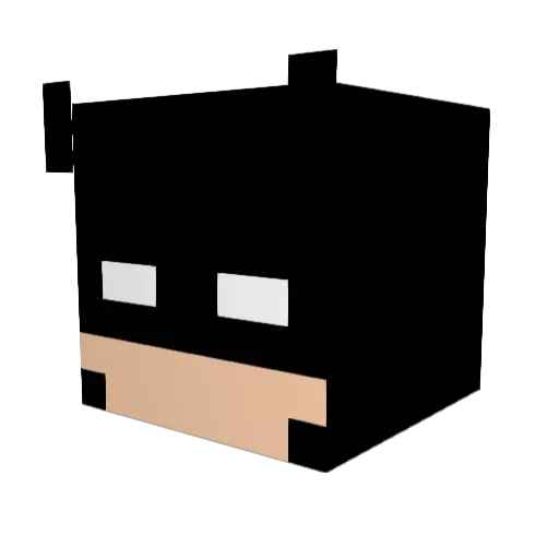 Aleix1989 Minecraft avatar head, 3D render