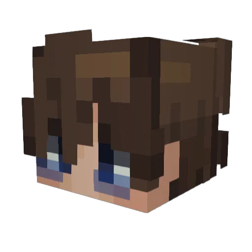 AlejandrOsUxl Minecraft avatar head, 3D render