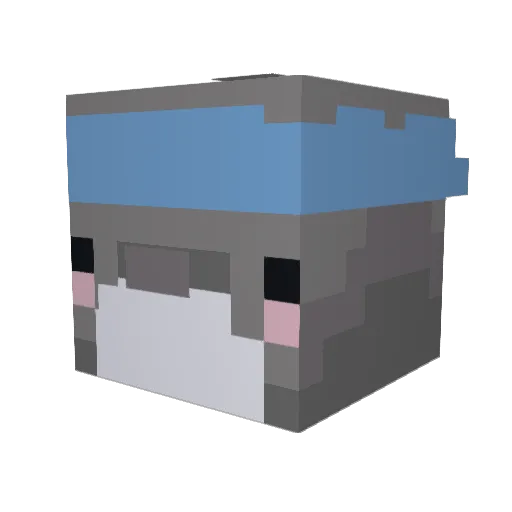 Alejandro17 Minecraft avatar head, 3D render