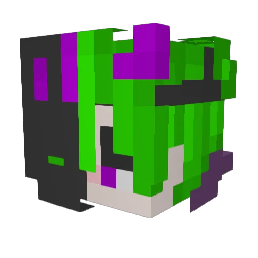 Alejandro_SR Minecraft avatar head, 3D render