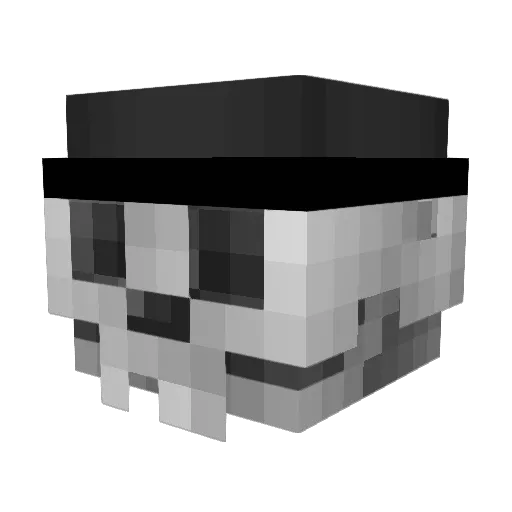 Alejivzz Minecraft avatar head, 3D render