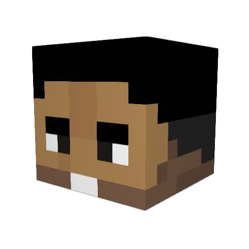 Alejo9678 Minecraft avatar head, 3D render