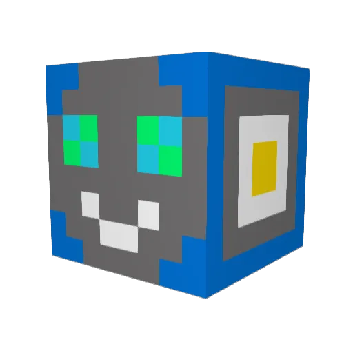 Alejo_Gelos Minecraft avatar head, 3D render